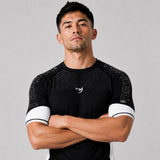 Black/White Fumetsu Competitor MK2 Short Sleeve Rash Guard