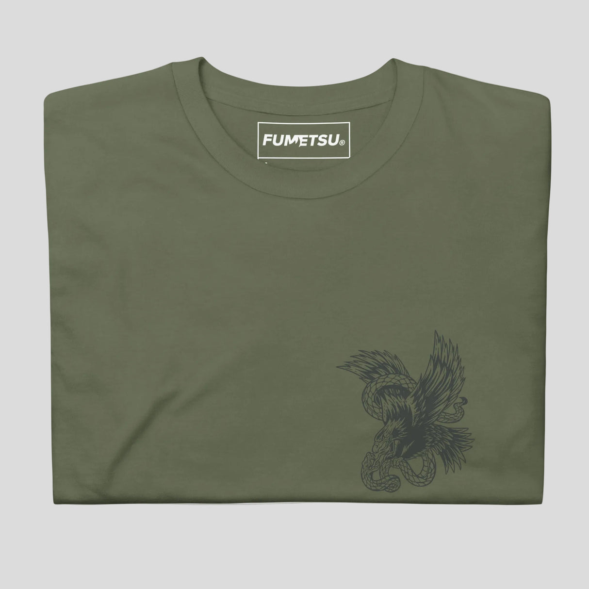 Death From Above T-Shirt Military Green Folded
