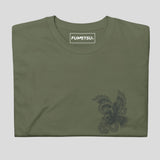 Death From Above T-Shirt Military Green Folded