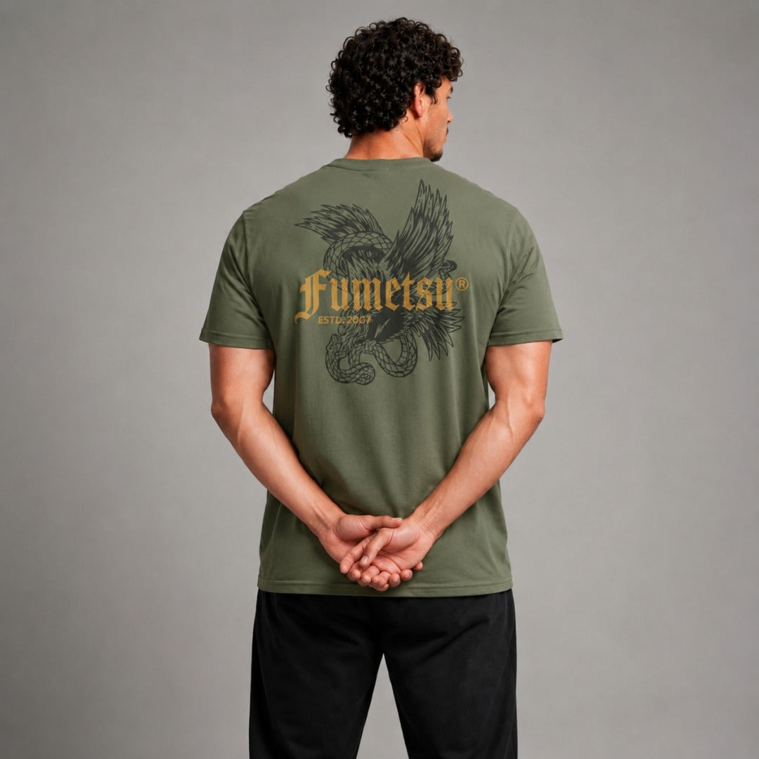 Fumetsu Death From Above T-Shirt Military Green