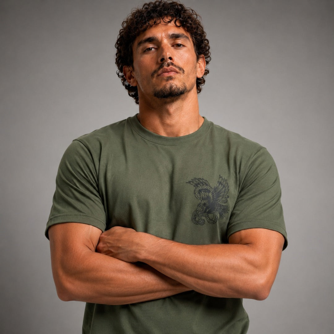 Fumetsu Death From Above T-Shirt Military Green