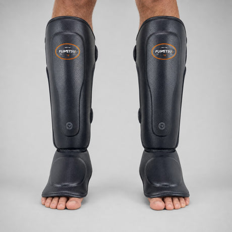 Fumestu FMT1 Thai Shin Guards Black Lifestyle 1