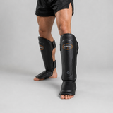 Fumestu FMT1 Thai Shin Guards Black Lifestyle 2