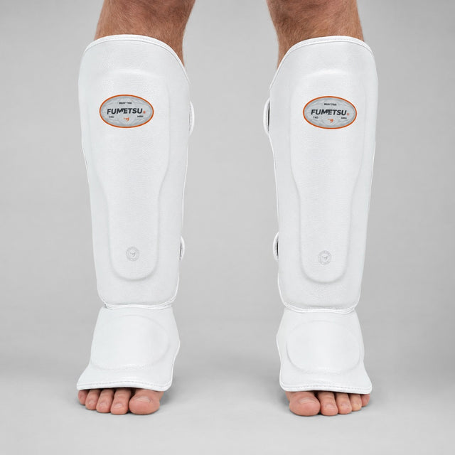 Fumestu FMT1 Thai Shin Guards White Lifestyle 1