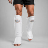 Fumestu FMT1 Thai Shin Guards White Lifestyle 3