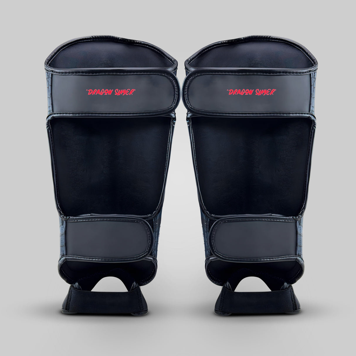 Fumetsu Dragon Slayer Shin Guards Blue/Black/Red