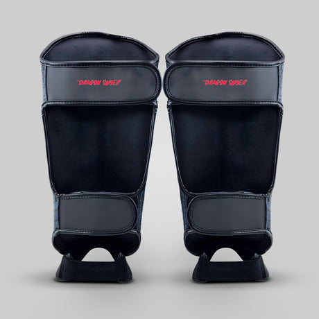 Fumetsu Dragon Slayer Shin Guards Blue/Black/Red