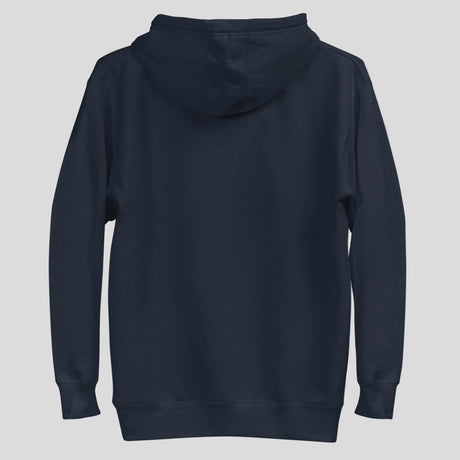 Fumetsu Brushed Metal Hoodie Navy Back
