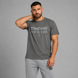 Fumetsu Brushed Metal T-Shirt Charcoal Lifestyle 2