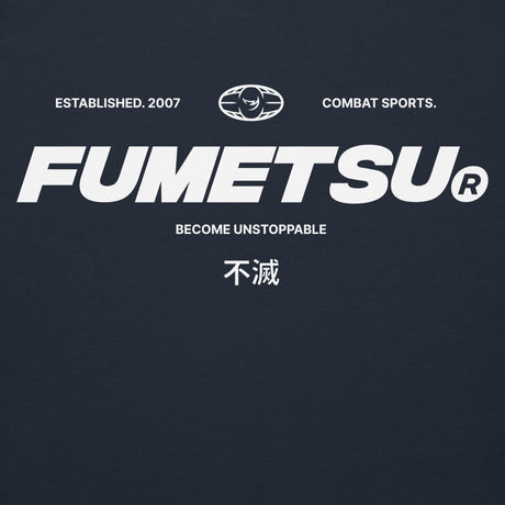 Fumetsu Combat Core Hoodie Navy Logo