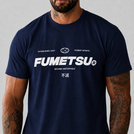 Fumetsu Combat Core T-Shirt Navy Lifestyle 2
