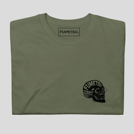 Fumetsu Combat Mind T-Shirt Khaki Folded