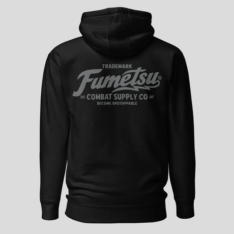 Fumetsu Combat Supply Co. Hoodie Black/Grey Back