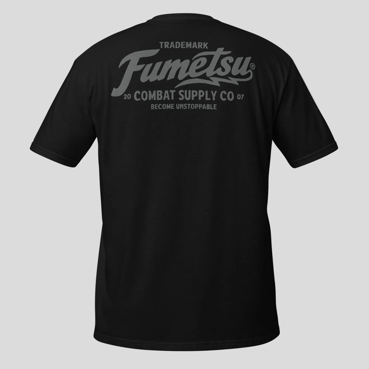 Fumetsu Combat Supply Co. T-Shirt Black/Grey Back