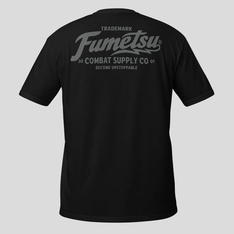 Fumetsu Combat Supply Co. T-Shirt Black/Grey Back