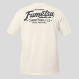 Fumetsu Combat Supply Co. T-Shirt Natural/Grey Back