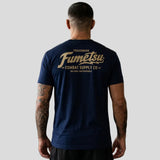 Fumetsu Combat Supply Co. T-Shirt Navy/Gold
