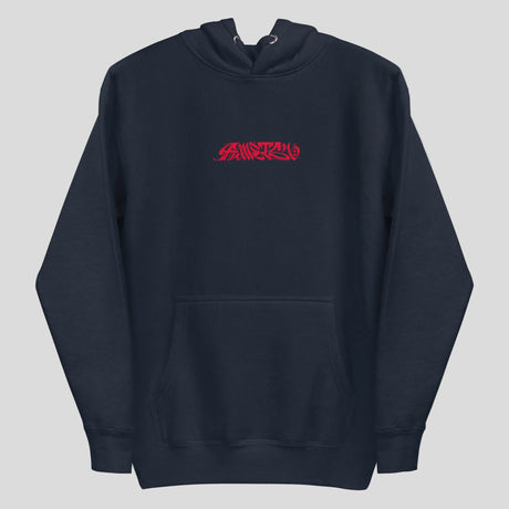 Fumetsu Ikigai Hoodie Navy/Red