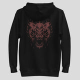 Fumetsu Immortal Tiger Hoodie Black/Red Back