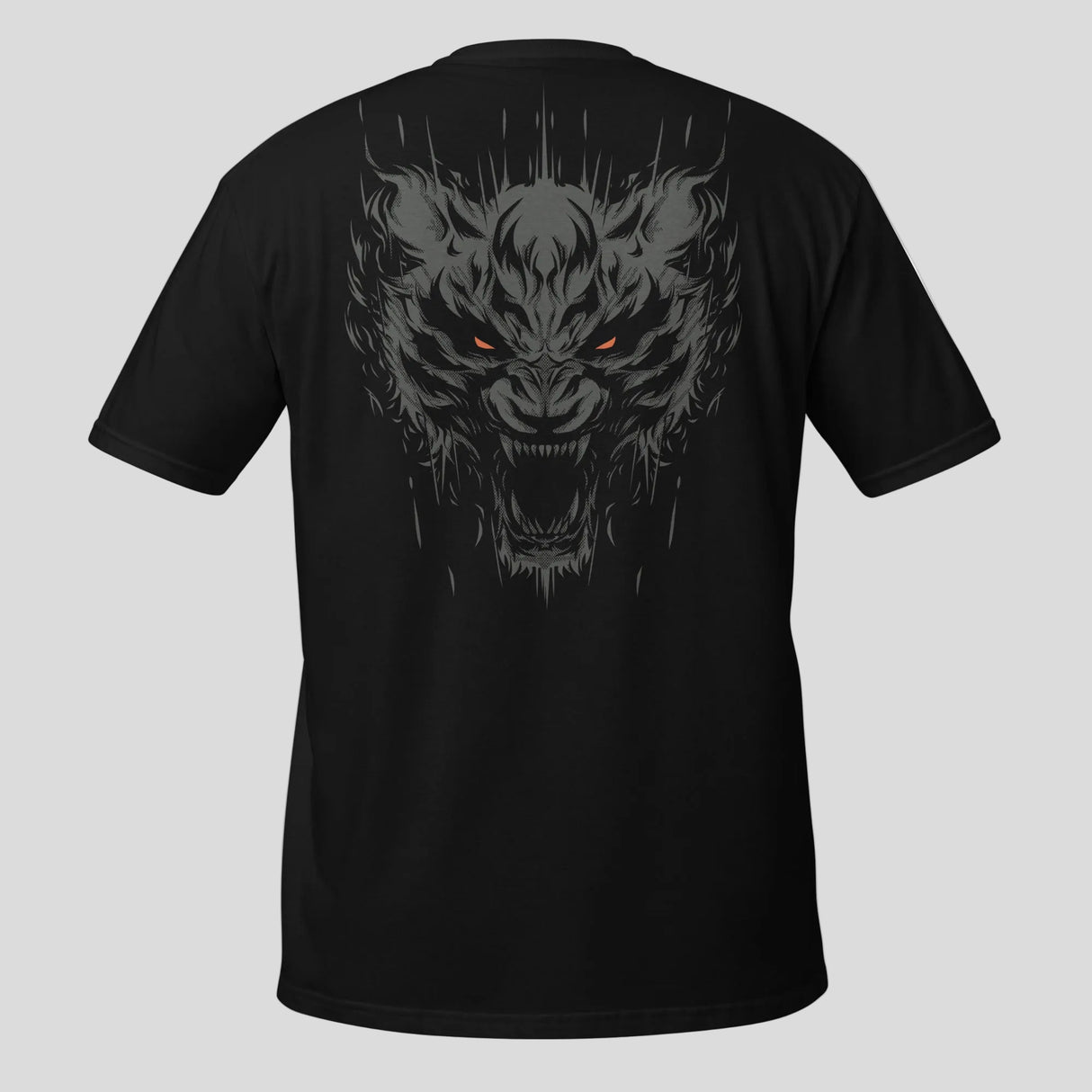 Fumetsu Immortal Tiger T-Shirt Black/Orange Back