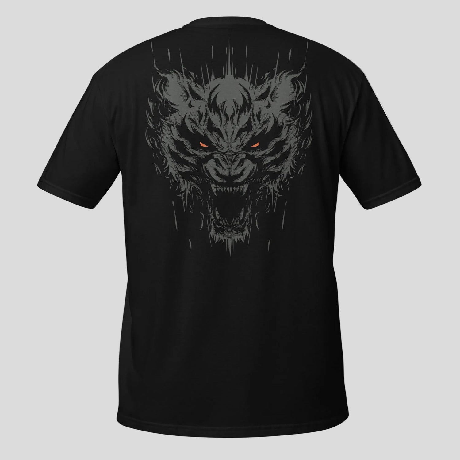 Fumetsu Immortal Tiger T-Shirt Black/Orange Back