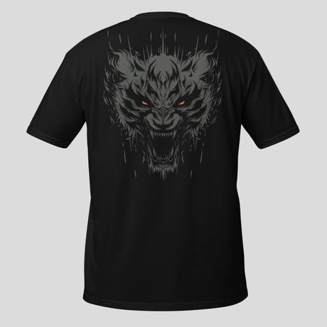Fumetsu Immortal Tiger T-Shirt Black/Orange Back