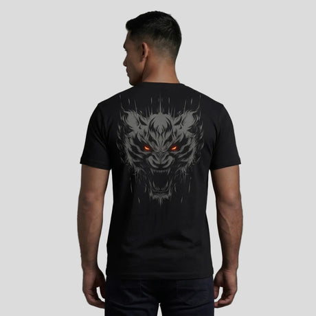 Fumetsu Immortal Tiger T-Shirt Black/Orange Lifestyle 2