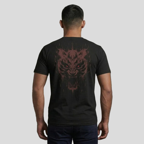 Fumetsu Immortal Tiger T-Shirt Black/Red Lifestyle