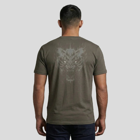 Immortal Tiger T-Shirt Grey Lifestyle 2