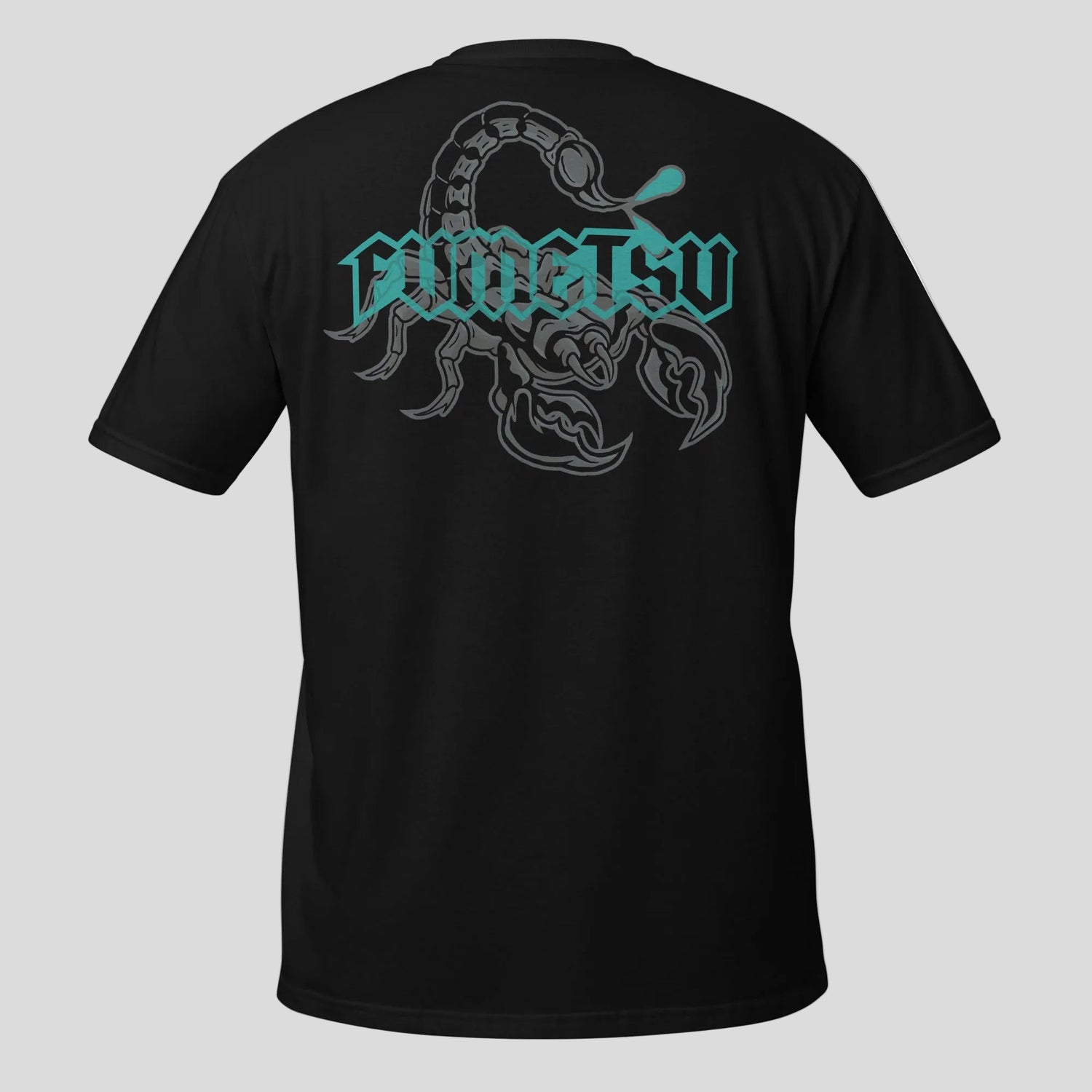 Fumetsu Inked - Scorpion T-Shirt Black/Grey/Teal Back