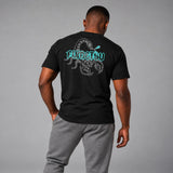 Fumetsu Inked - Scorpion T-Shirt Black/Grey/Teal Back