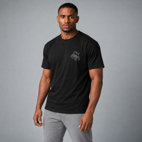 Fumetsu Inked - Scorpion T-Shirt Black/Grey/Teal Lifestyle 2