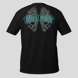 Fumetsu Inked - Skulls T-Shirt Black/Grey/Teal Back