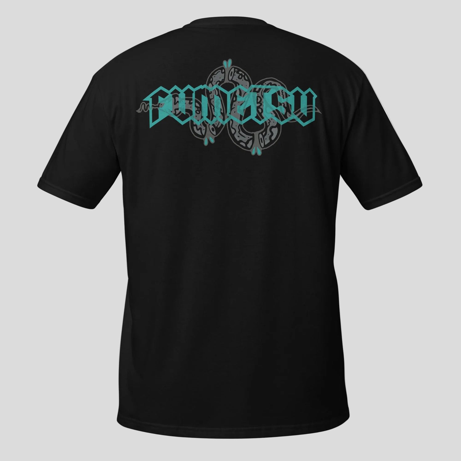 Fumetsu Inked - Snake T-Shirt Black/Grey/Teal Back