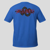Fumetsu Inked - Snake T-Shirt Blue/Red Back