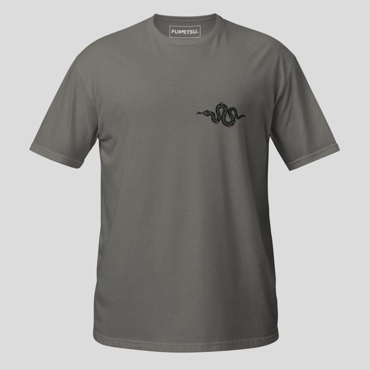 Fumetsu Inked - Snake T-Shirt Charcoal/Red