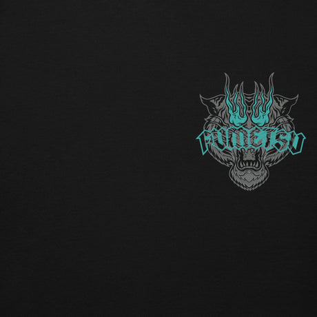 Fumetsu Inked - Tiger Hoodie Black/Teal Logo