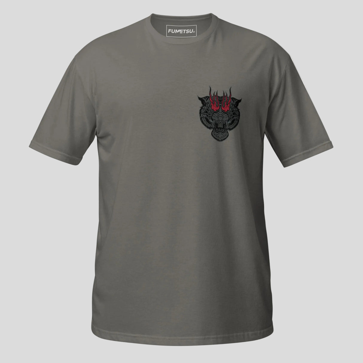 Fumetsu Inked - Tiger T-Shirt Charcoal/Red
