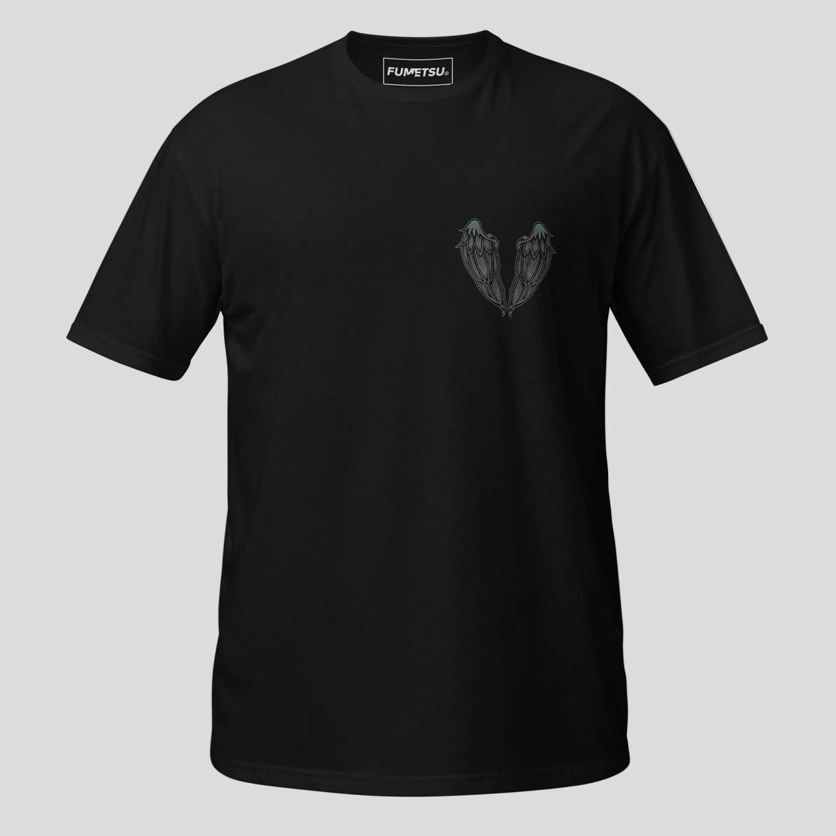 Fumetsu Inked - Wings T-Shirt Black/Teal