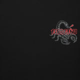 Fumetsu Inked Scorpion Hoodie Black/Red Folded