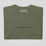 Fumetsu Mantra T-Shirt Green Folded