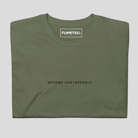 Fumetsu Mantra T-Shirt Green Folded