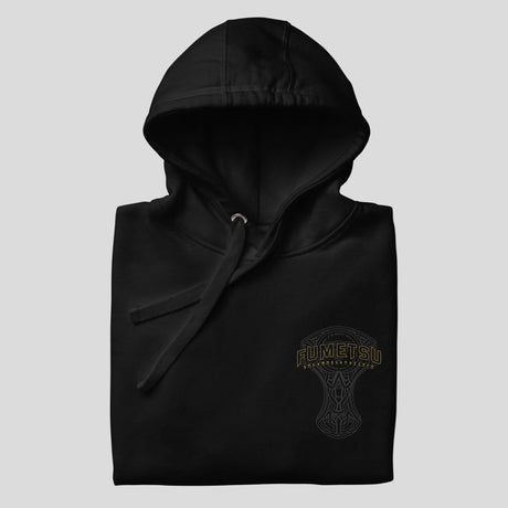 Fumetsu Mjolnir Hoodie Black Folded