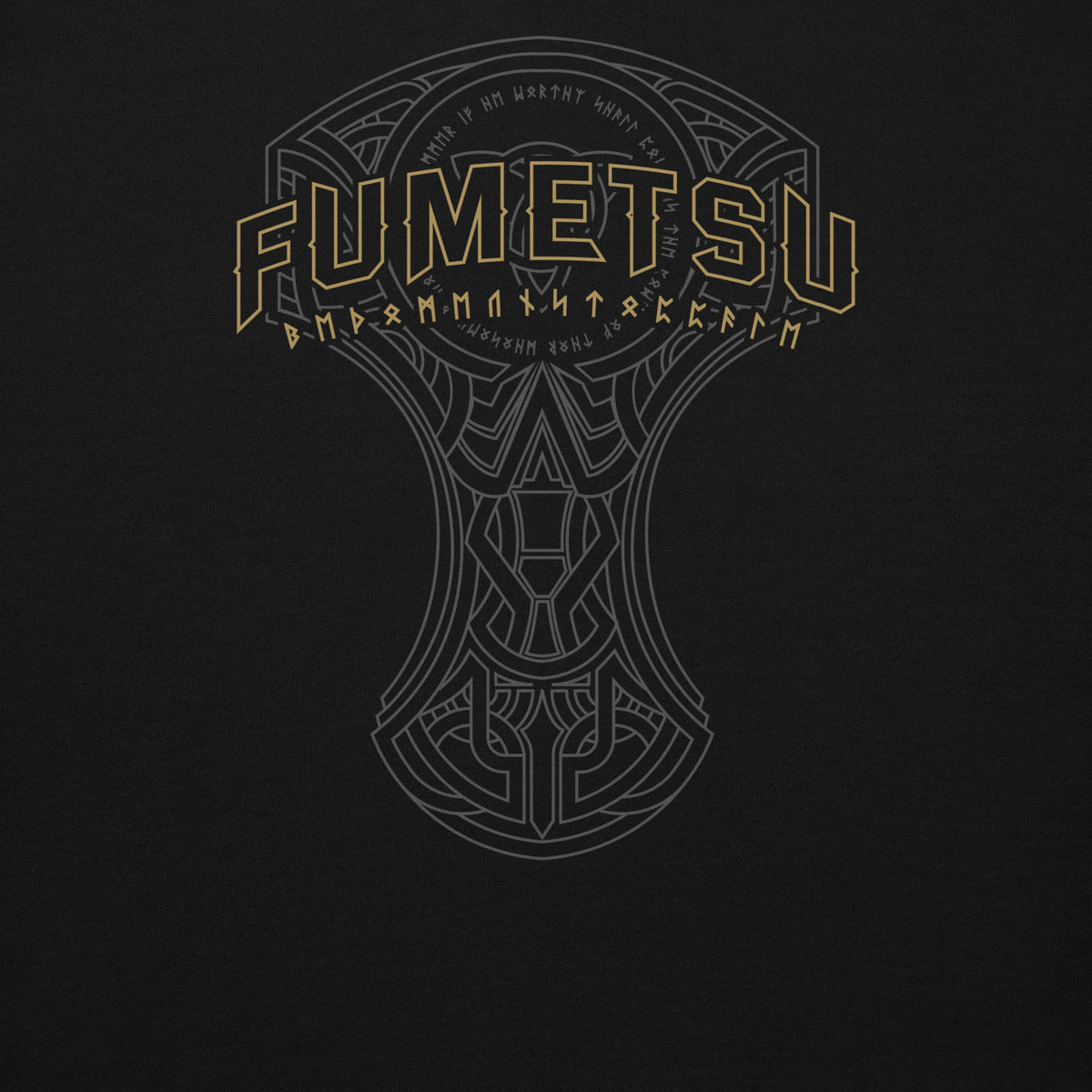 Fumetsu Mjolnir Hoodie Black Logo