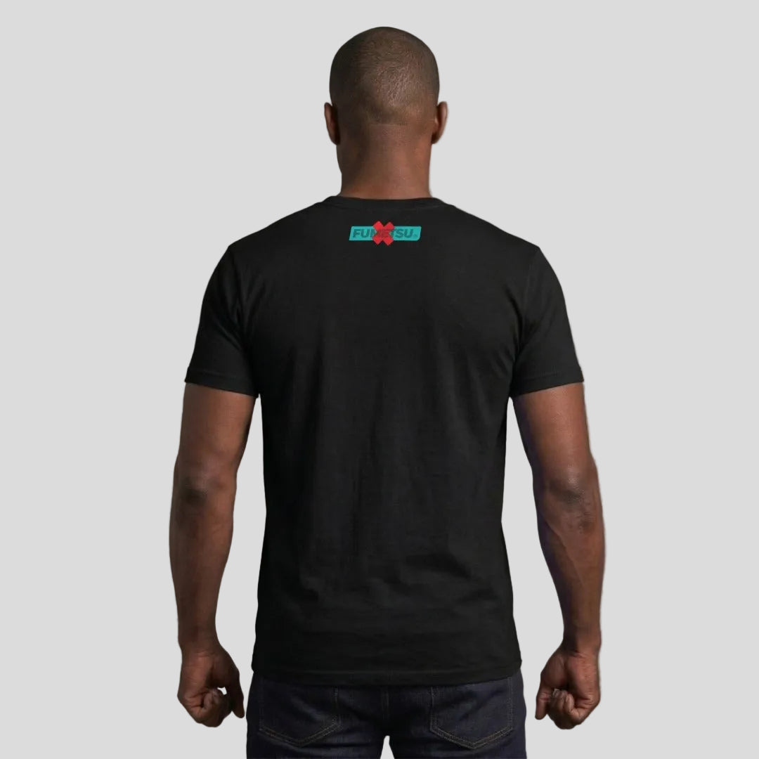 Fumetsu Rhino T-Shirt Black/Blue/Red Lifestyle 2