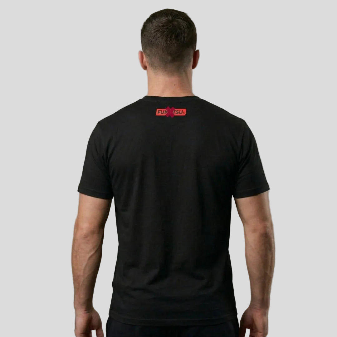 Fumetsu Rhino T-Shirt Black/Red Lifestyle 2