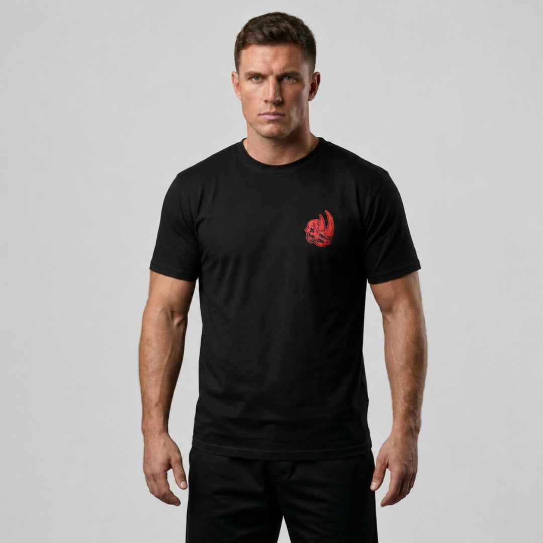 Fumetsu Rhino T-Shirt Black/Red