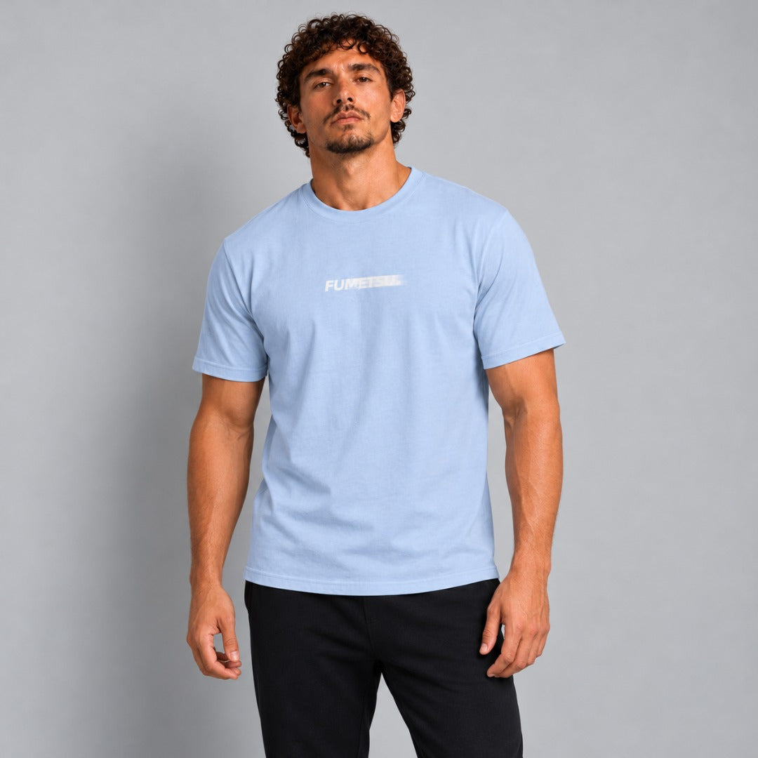 Fumetsu Signature Blur T-Shirt Blue Lifestyle 3