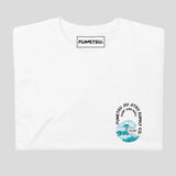 Fumetsu Surf and Roll T-Shirt White Folded