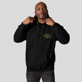 Fumetsu Varsity Hoodie Black Lifestyle
